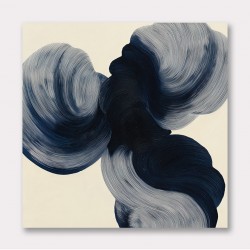 Abstract Minimalist Artwork With Three Large Overlapping Ovals 2
