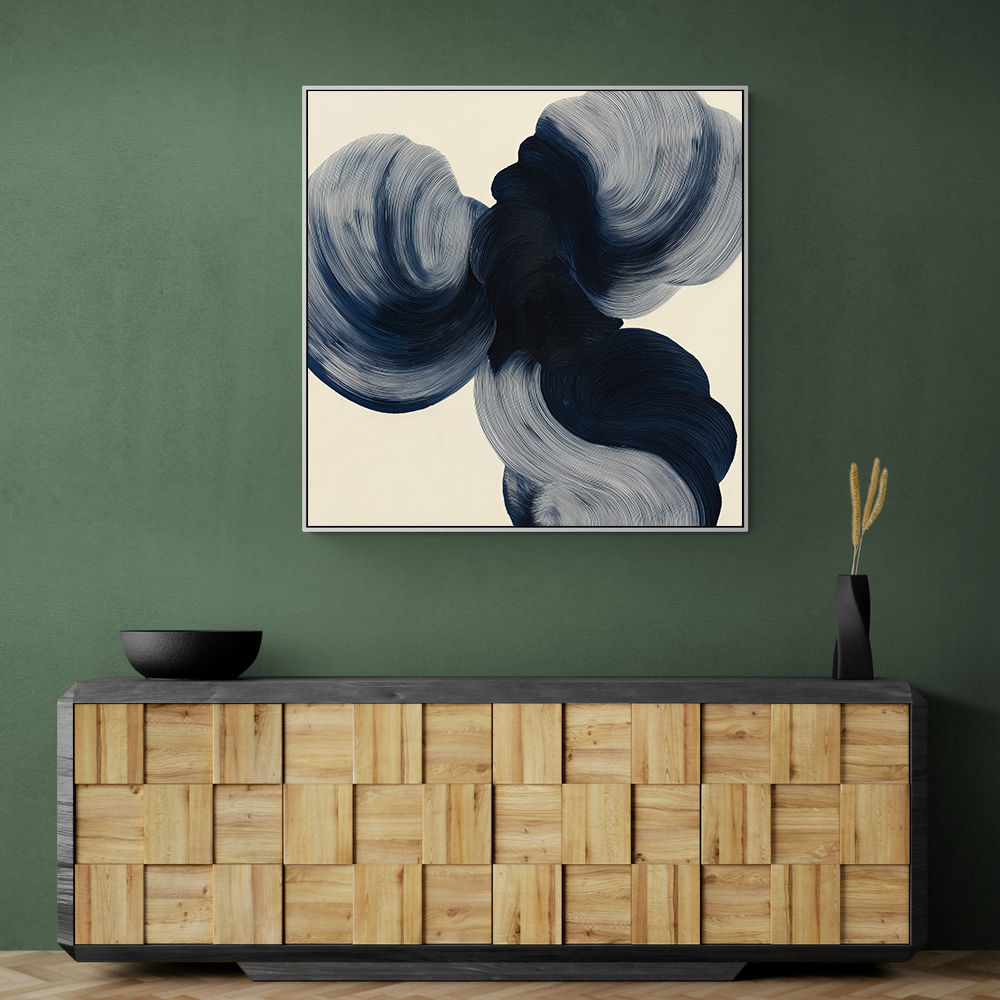 Abstract Minimalist Artwork With Three Large Overlapping Ovals 2 Abstract Minimalist Artwork With Three Large Overlapping Ovals 2