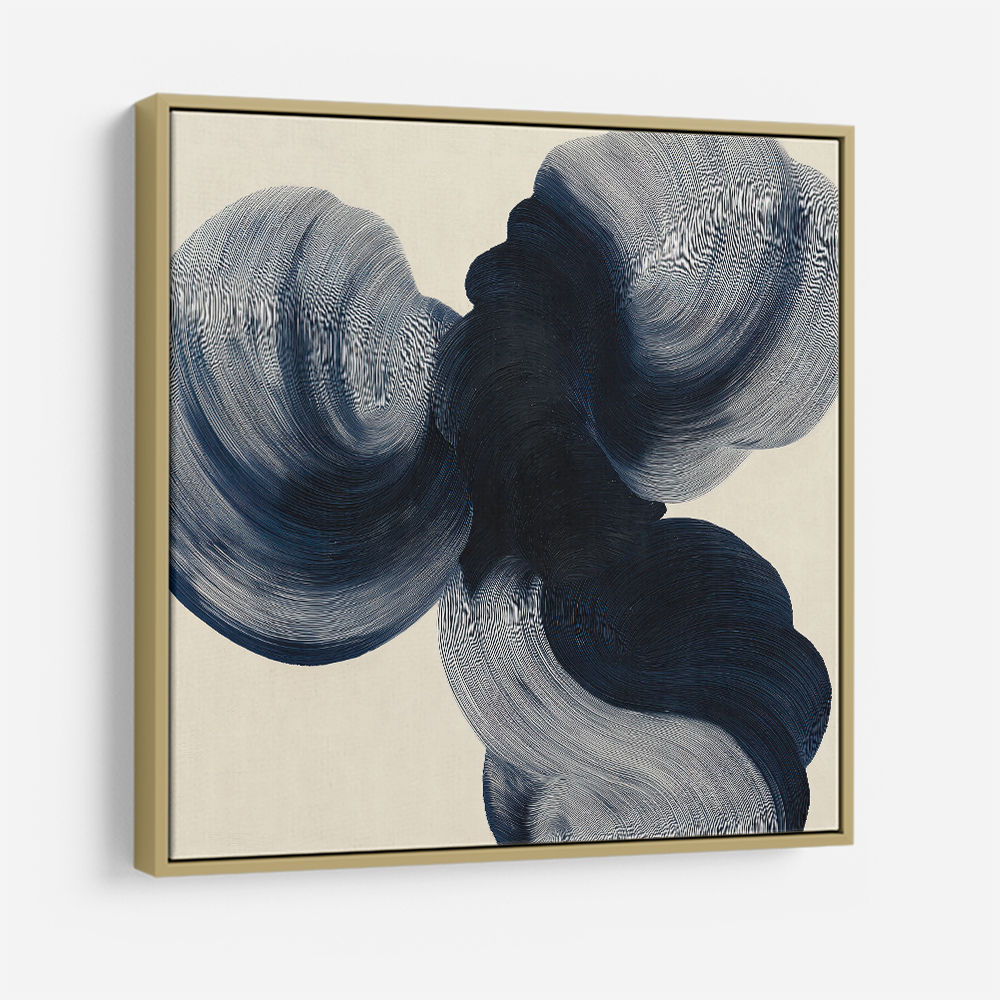 Abstract Minimalist Artwork With Three Large Overlapping Ovals 2 Abstract Minimalist Artwork With Three Large Overlapping Ovals 2