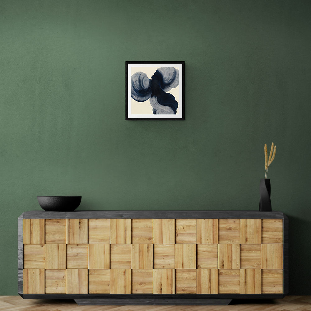 Abstract Minimalist Artwork With Three Large Overlapping Ovals 2 Abstract Minimalist Artwork With Three Large Overlapping Ovals 2