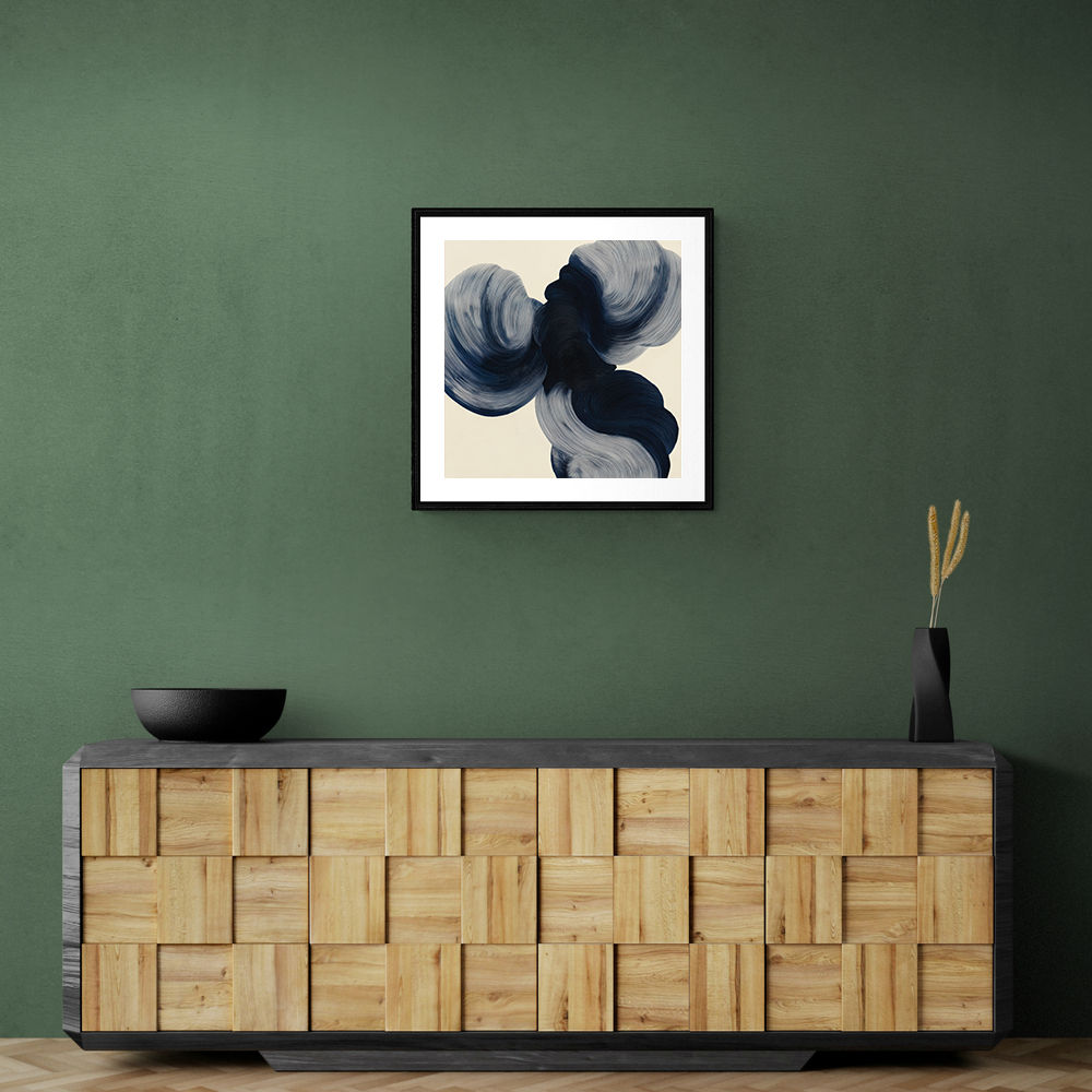 Abstract Minimalist Artwork With Three Large Overlapping Ovals 2 Abstract Minimalist Artwork With Three Large Overlapping Ovals 2