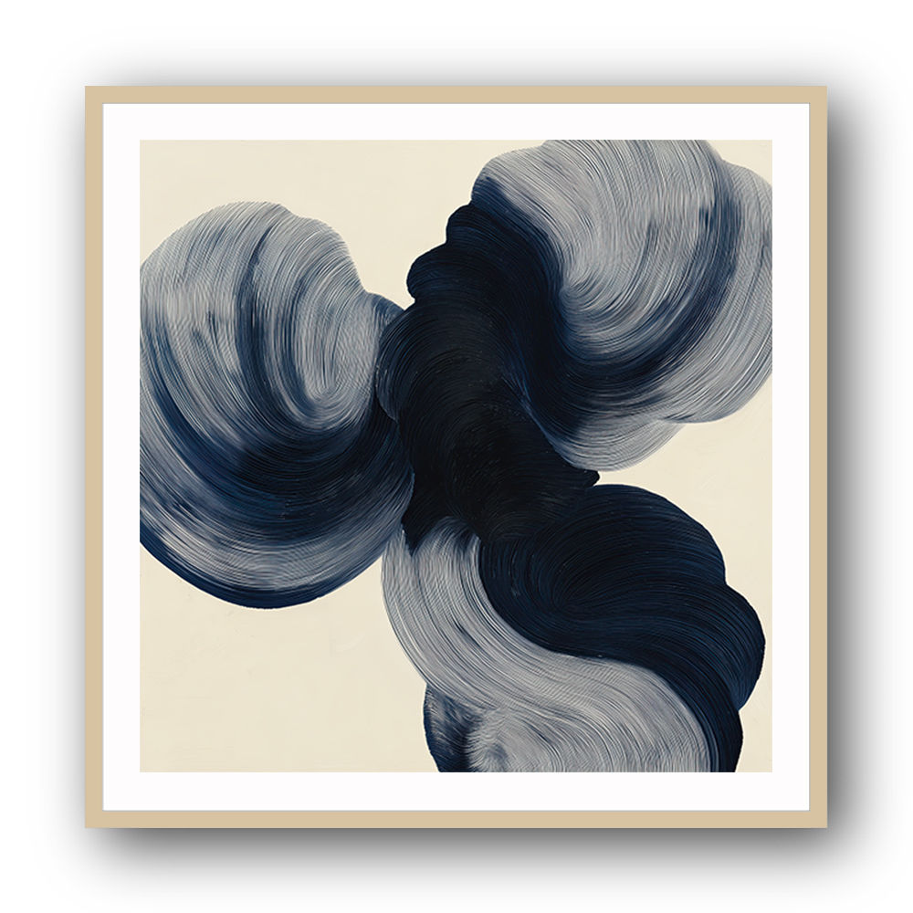 Abstract Minimalist Artwork With Three Large Overlapping Ovals 2 Abstract Minimalist Artwork With Three Large Overlapping Ovals 2