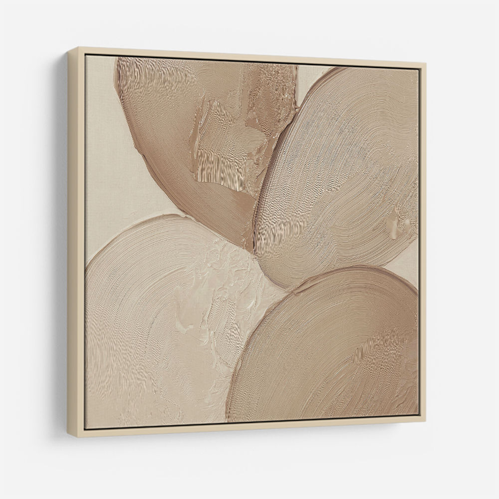 Abstract Minimalist Artwork With Three Large Overlapping Ovals 22