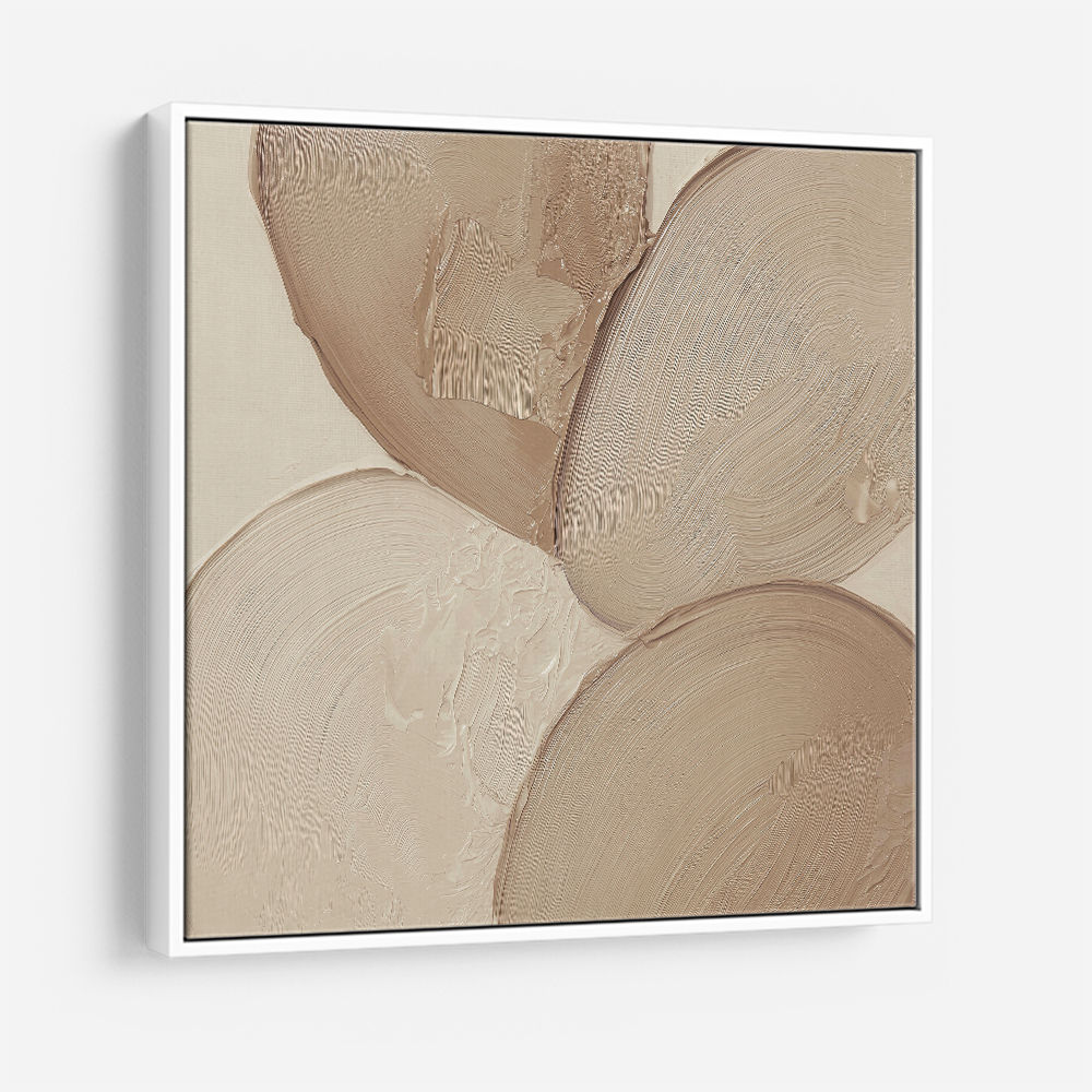 Abstract Minimalist Artwork With Three Large Overlapping Ovals 22