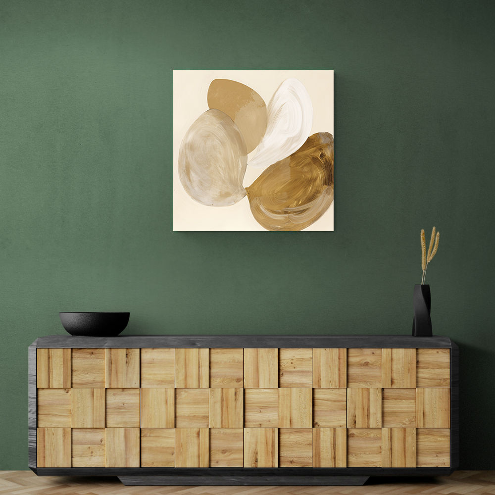 Abstract Minimalist Artwork With Three Large Overlapping Ovals 3 Abstract Minimalist Artwork With Three Large Overlapping Ovals 3