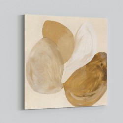 Abstract Minimalist Artwork With Three Large Overlapping Ovals 3