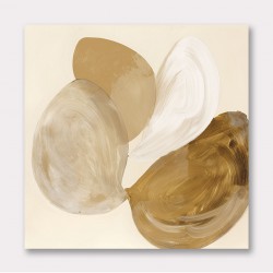 Abstract Minimalist Artwork With Three Large Overlapping Ovals 3