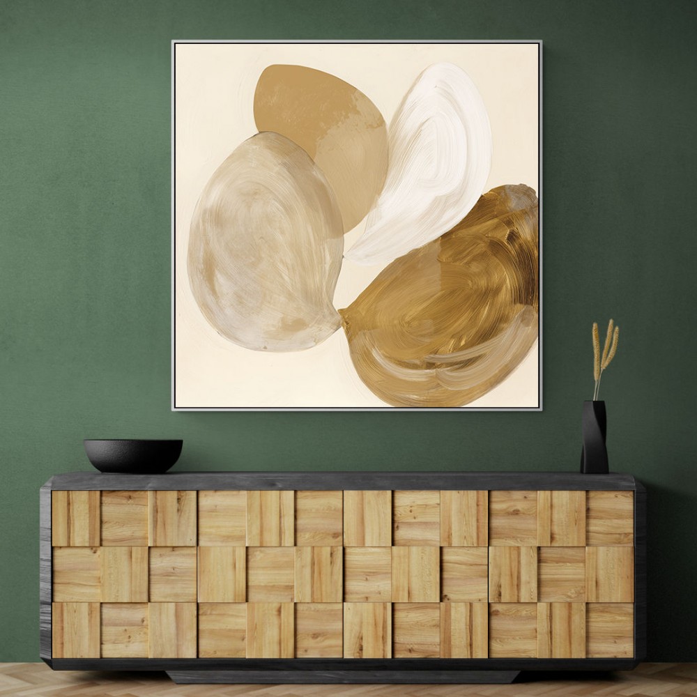 Abstract Minimalist Artwork With Three Large Overlapping Ovals 3 Abstract Minimalist Artwork With Three Large Overlapping Ovals 3