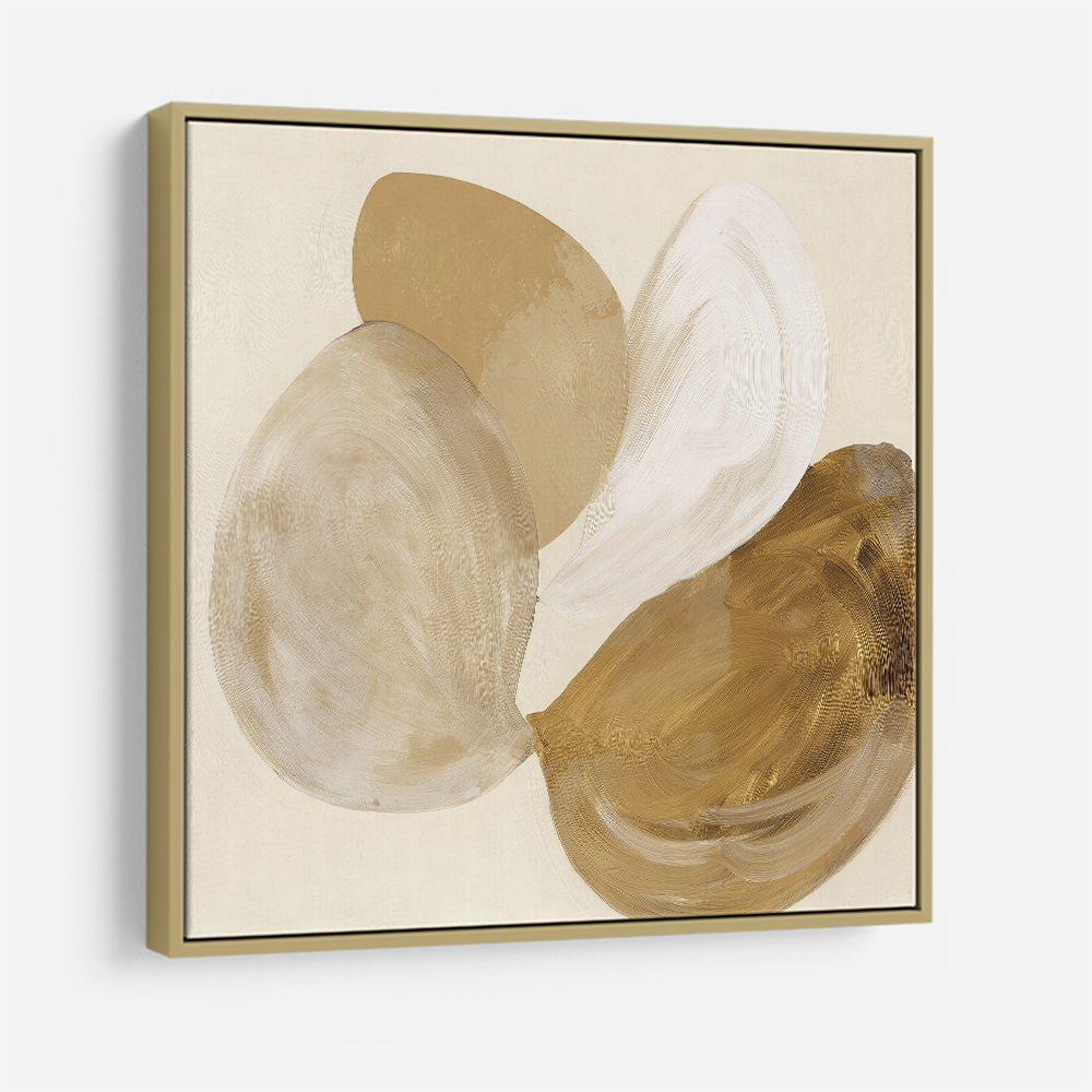 Abstract Minimalist Artwork With Three Large Overlapping Ovals 3 Abstract Minimalist Artwork With Three Large Overlapping Ovals 3