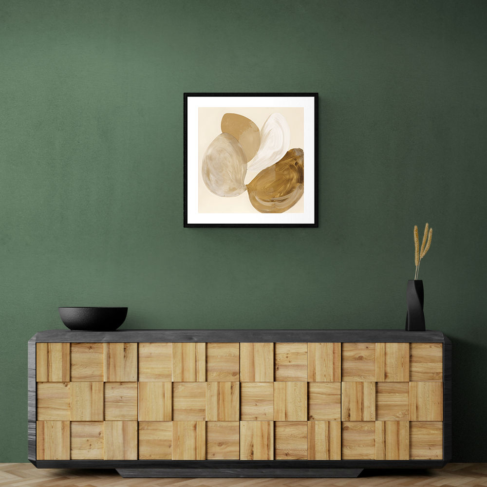 Abstract Minimalist Artwork With Three Large Overlapping Ovals 3 Abstract Minimalist Artwork With Three Large Overlapping Ovals 3