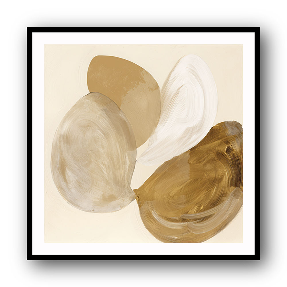 Abstract Minimalist Artwork With Three Large Overlapping Ovals 3 Abstract Minimalist Artwork With Three Large Overlapping Ovals 3
