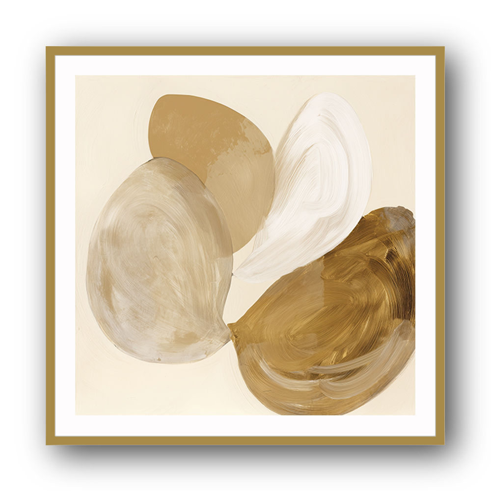 Abstract Minimalist Artwork With Three Large Overlapping Ovals 3 Abstract Minimalist Artwork With Three Large Overlapping Ovals 3