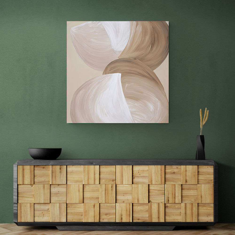Abstract Minimalist Artwork With Three Large Overlapping Ovals 4 Abstract Minimalist Artwork With Three Large Overlapping Ovals 4