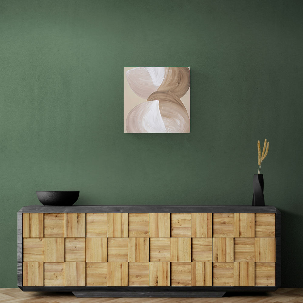 Abstract Minimalist Artwork With Three Large Overlapping Ovals 4 Abstract Minimalist Artwork With Three Large Overlapping Ovals 4