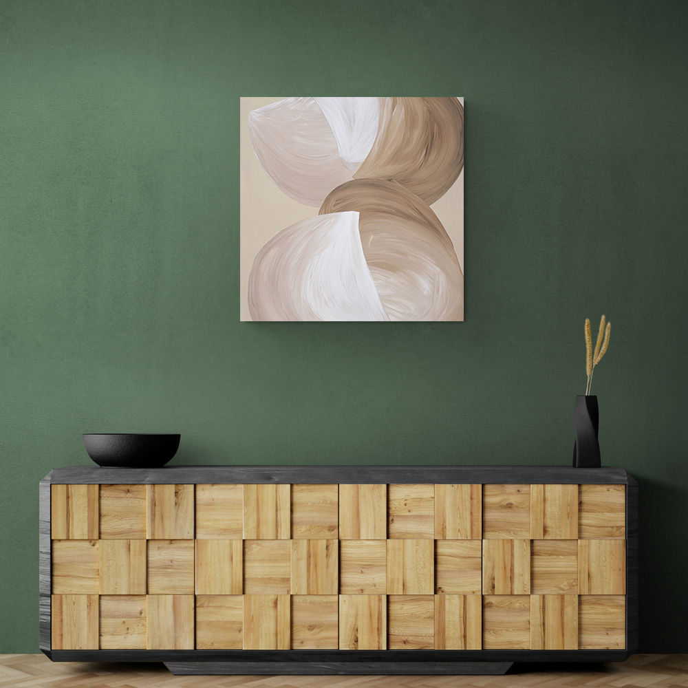 Abstract Minimalist Artwork With Three Large Overlapping Ovals 4 Abstract Minimalist Artwork With Three Large Overlapping Ovals 4