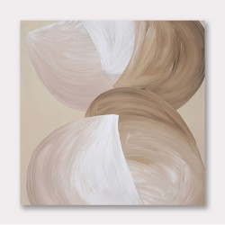 Abstract Minimalist Artwork With Three Large Overlapping Ovals 4