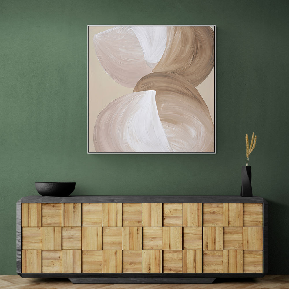 Abstract Minimalist Artwork With Three Large Overlapping Ovals 4 Abstract Minimalist Artwork With Three Large Overlapping Ovals 4