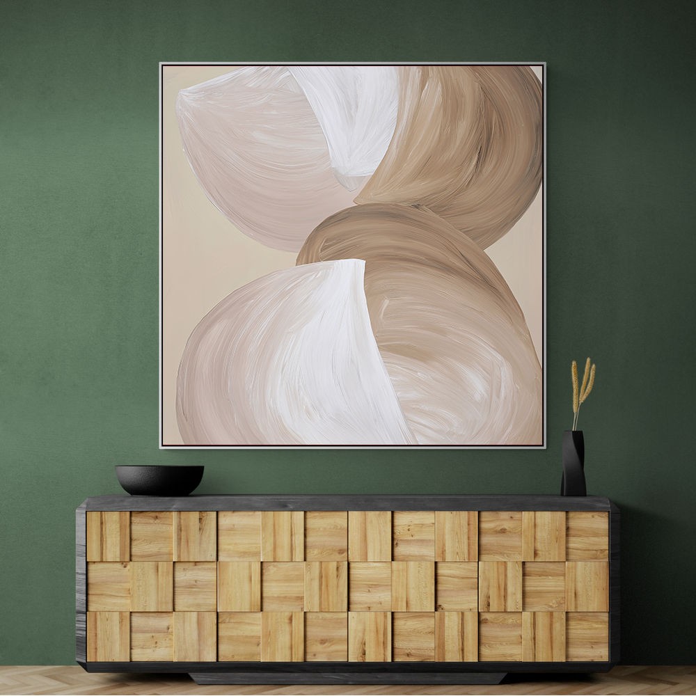 Abstract Minimalist Artwork With Three Large Overlapping Ovals 4 Abstract Minimalist Artwork With Three Large Overlapping Ovals 4