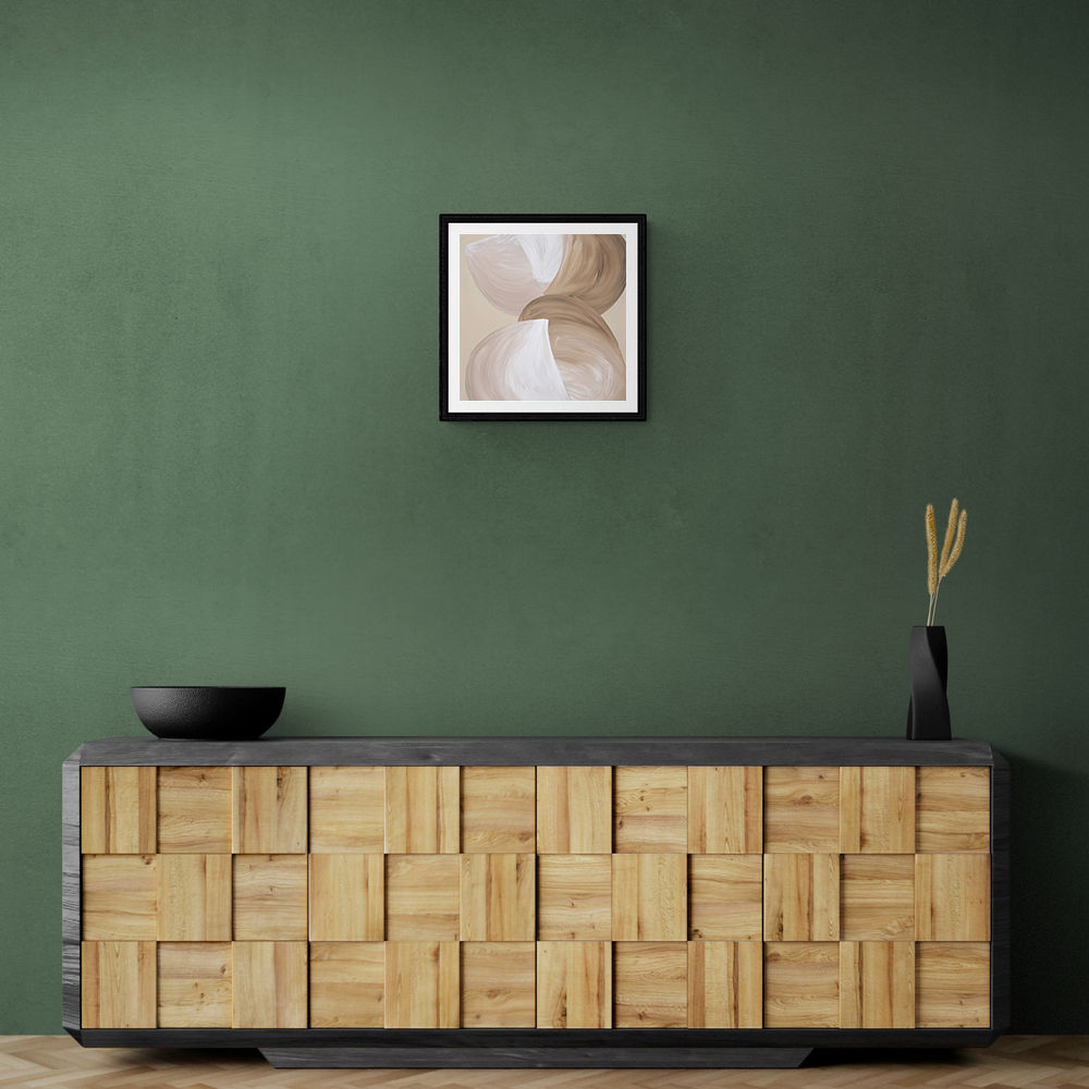 Abstract Minimalist Artwork With Three Large Overlapping Ovals 4 Abstract Minimalist Artwork With Three Large Overlapping Ovals 4