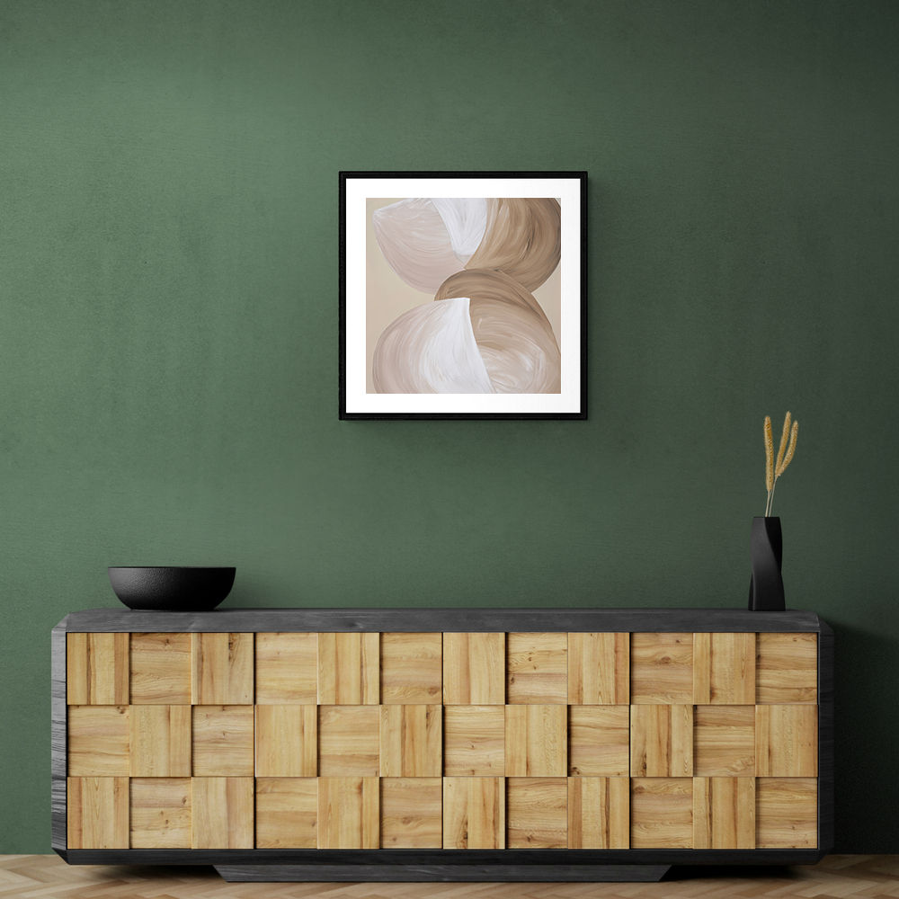 Abstract Minimalist Artwork With Three Large Overlapping Ovals 4 Abstract Minimalist Artwork With Three Large Overlapping Ovals 4