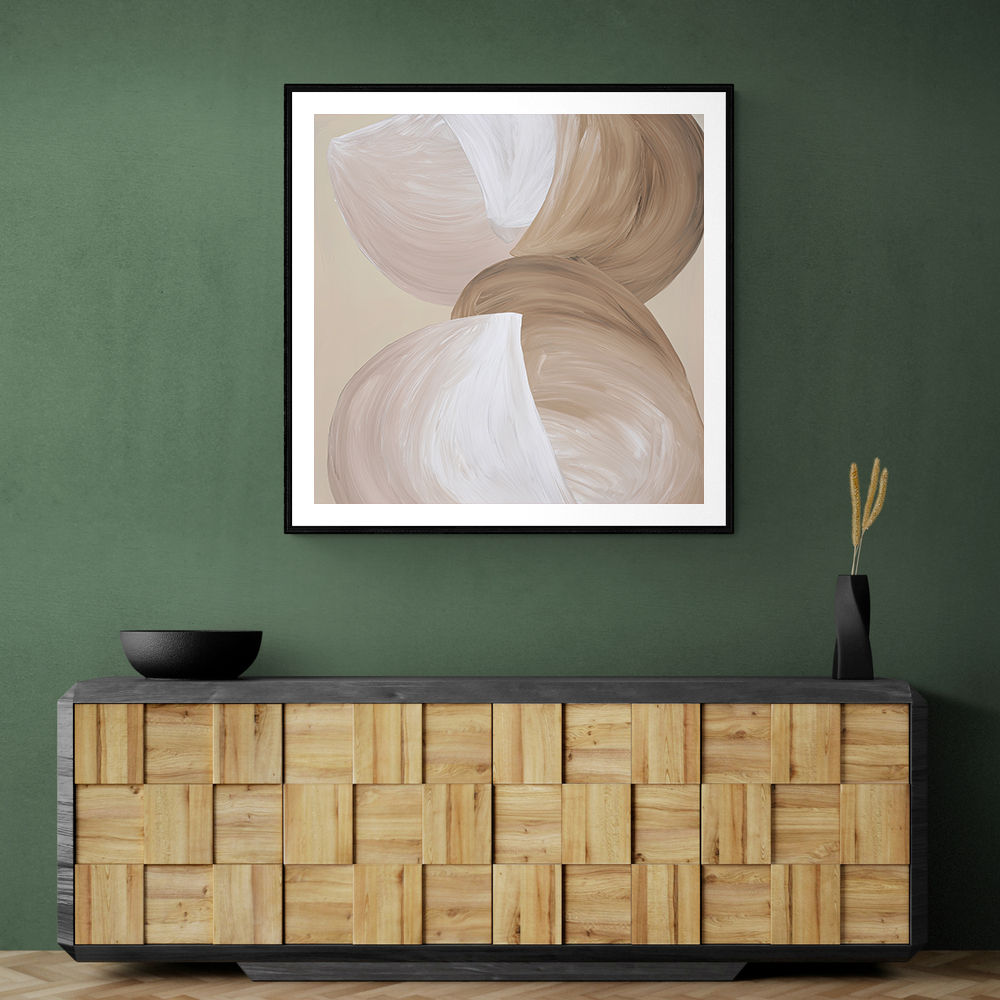 Abstract Minimalist Artwork With Three Large Overlapping Ovals 4 Abstract Minimalist Artwork With Three Large Overlapping Ovals 4