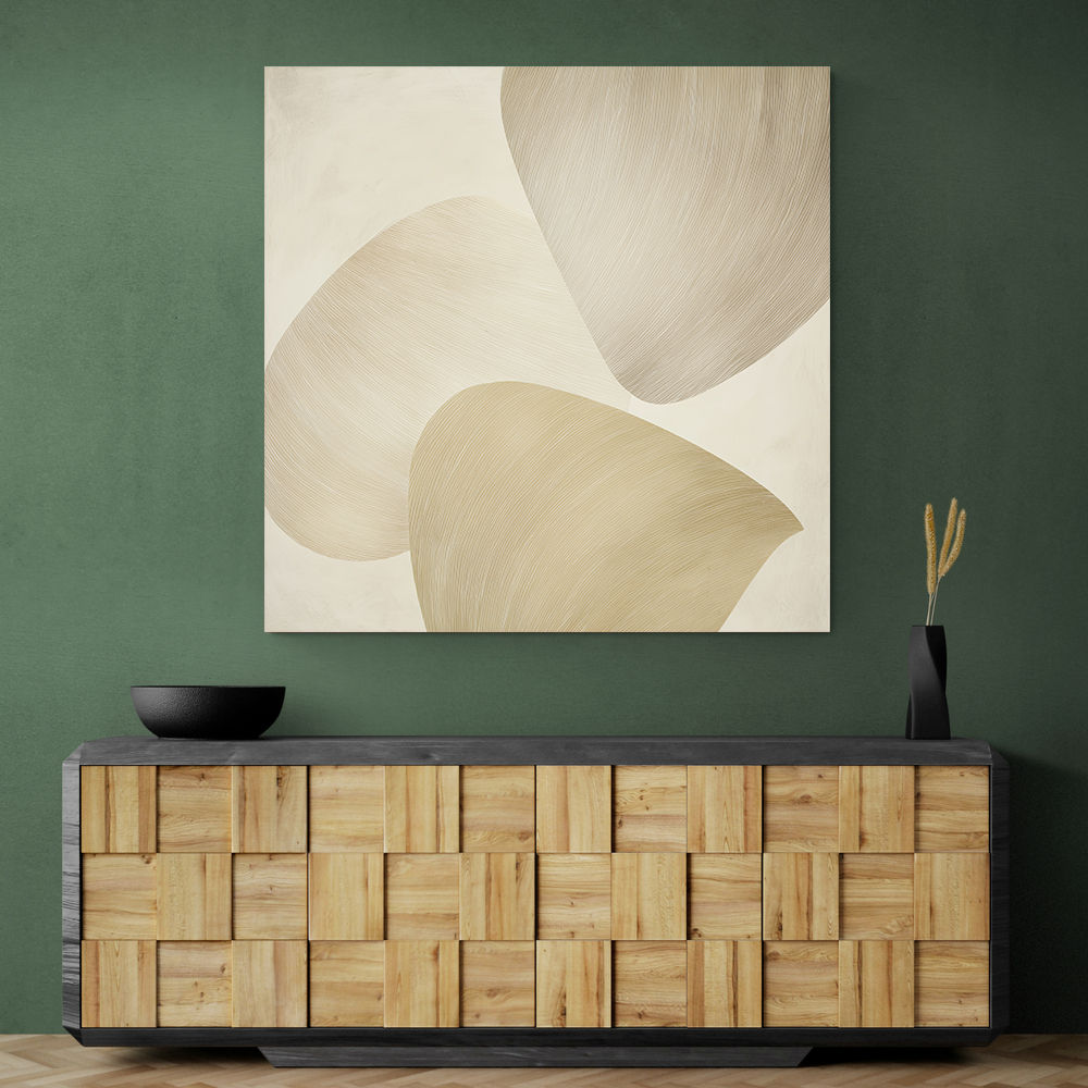 Abstract Minimalist Artwork With Three Large Overlapping Ovals 5 Abstract Minimalist Artwork With Three Large Overlapping Ovals 5