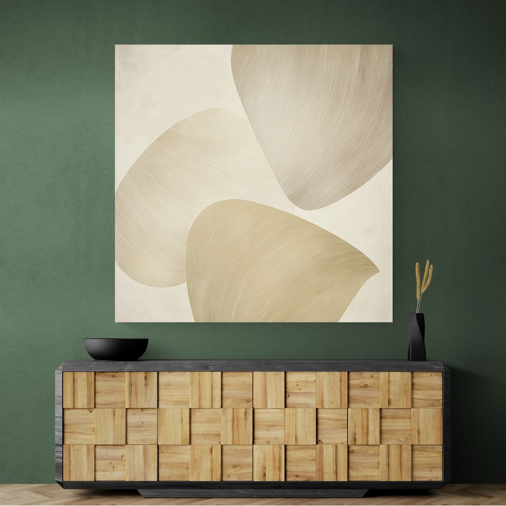 Abstract Minimalist Artwork With Three Large Overlapping Ovals 5 Abstract Minimalist Artwork With Three Large Overlapping Ovals 5