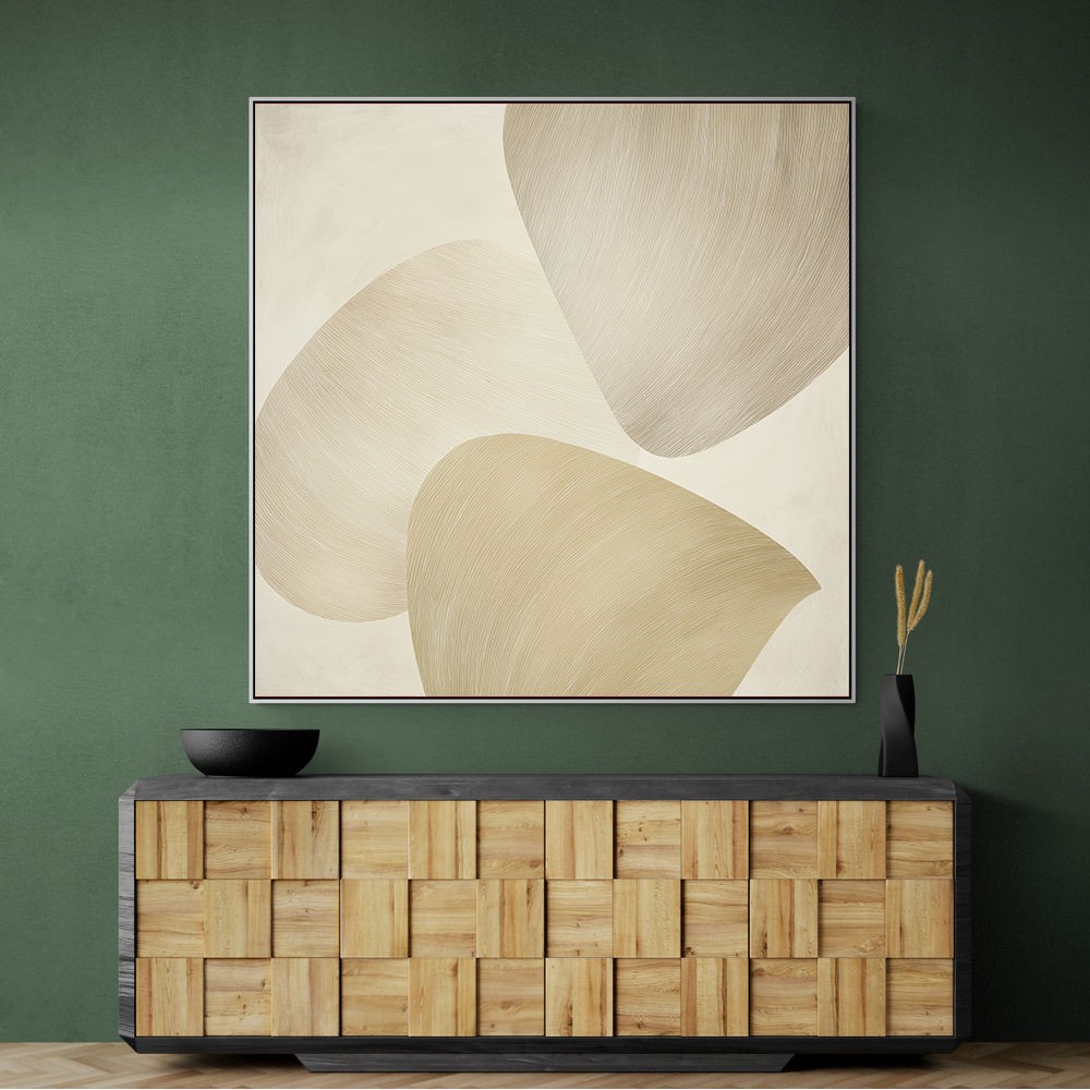Abstract Minimalist Artwork With Three Large Overlapping Ovals 5 Abstract Minimalist Artwork With Three Large Overlapping Ovals 5