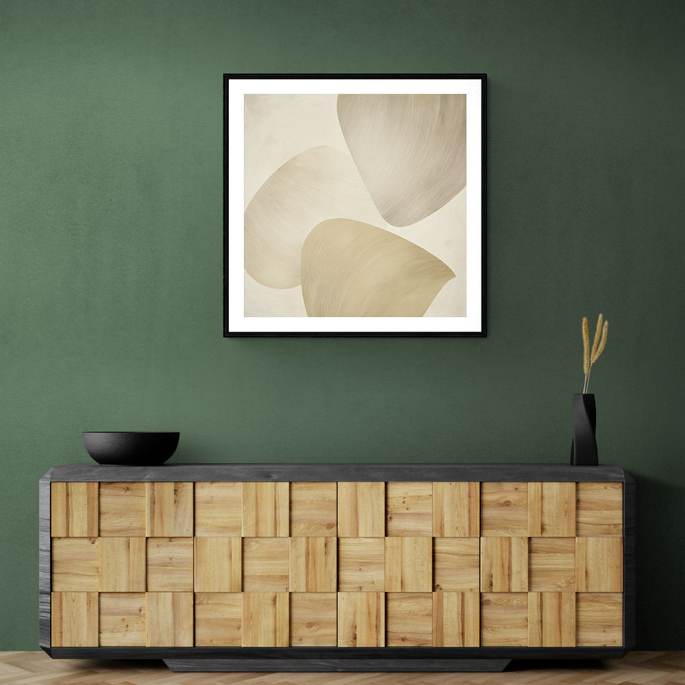 Abstract Minimalist Artwork With Three Large Overlapping Ovals 5 Abstract Minimalist Artwork With Three Large Overlapping Ovals 5