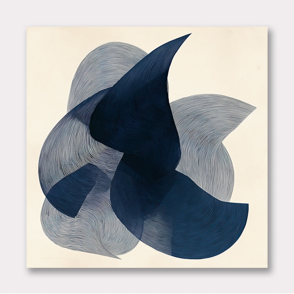 Abstract Minimalist Artwork With Three Large Overlapping Ovals 6 Abstract Minimalist Artwork With Three Large Overlapping Ovals 6