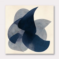 Abstract Minimalist Artwork With Three Large Overlapping Ovals 6