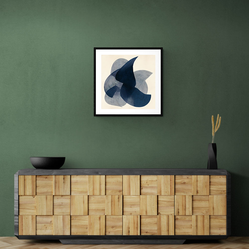 Abstract Minimalist Artwork With Three Large Overlapping Ovals 6 Abstract Minimalist Artwork With Three Large Overlapping Ovals 6