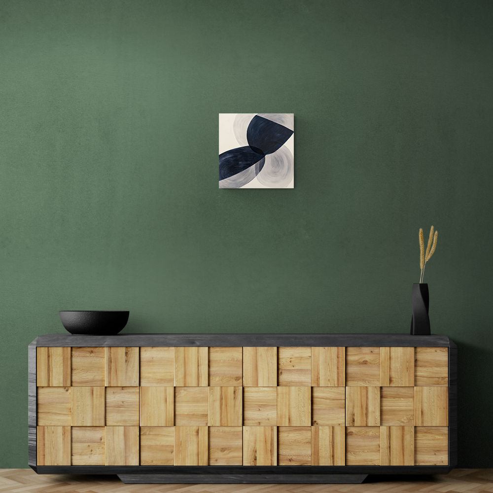 Abstract Minimalist Artwork With Three Large Overlapping Ovals 9 Abstract Minimalist Artwork With Three Large Overlapping Ovals 9