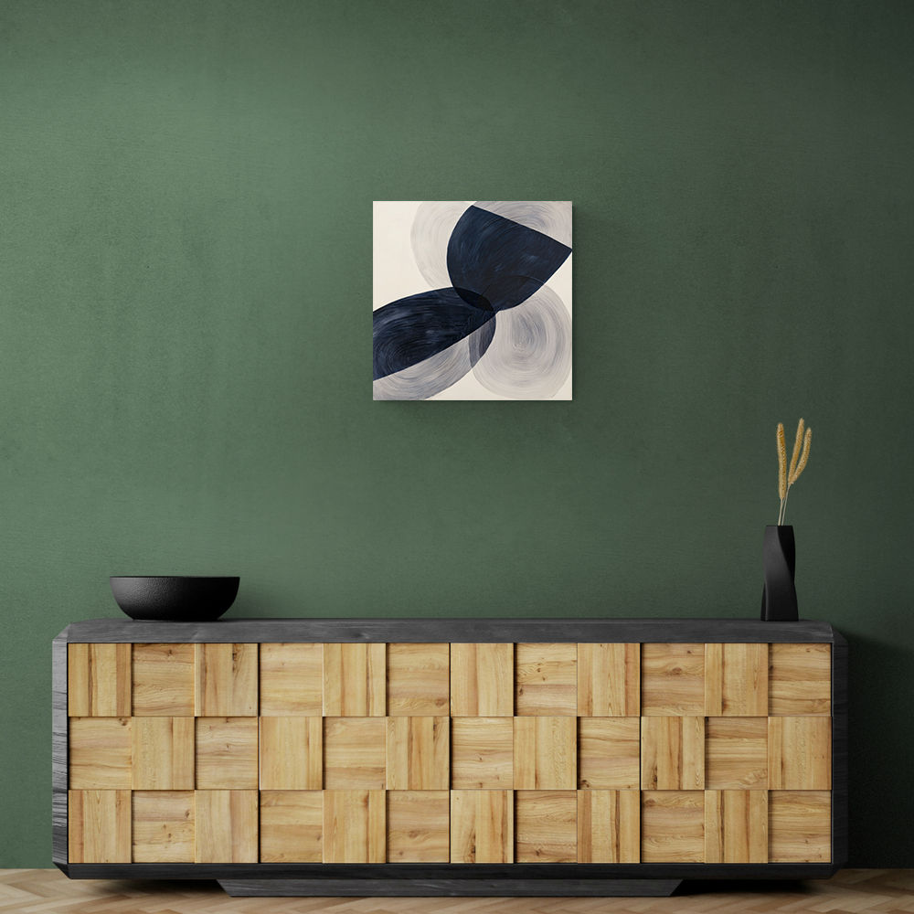 Abstract Minimalist Artwork With Three Large Overlapping Ovals 9 Abstract Minimalist Artwork With Three Large Overlapping Ovals 9