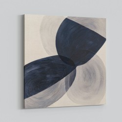 Abstract Minimalist Artwork With Three Large Overlapping Ovals 9
