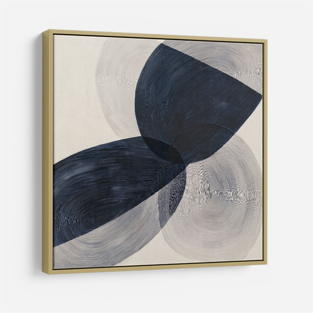 Abstract Minimalist Artwork With Three Large Overlapping Ovals 9 Abstract Minimalist Artwork With Three Large Overlapping Ovals 9