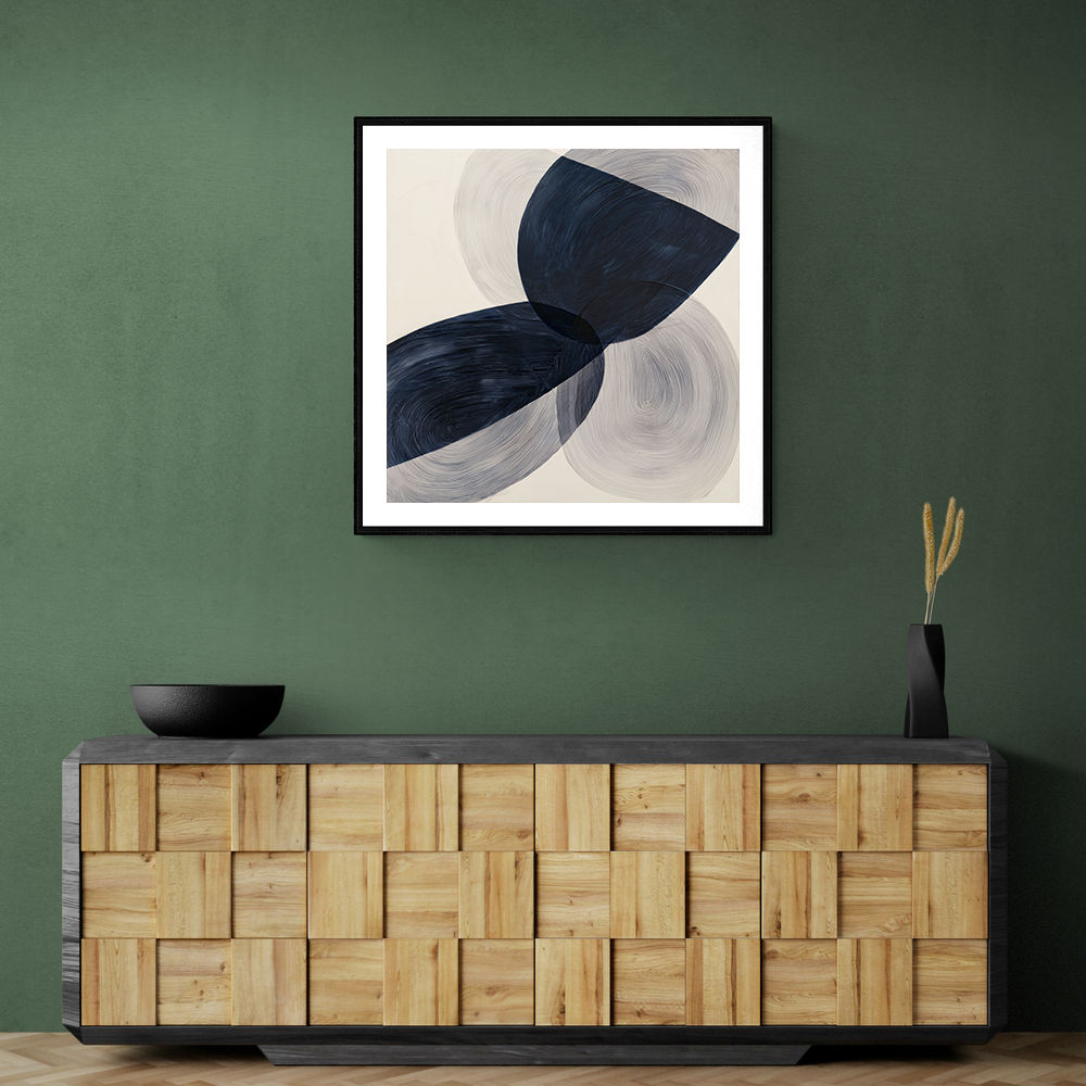 Abstract Minimalist Artwork With Three Large Overlapping Ovals 9 Abstract Minimalist Artwork With Three Large Overlapping Ovals 9