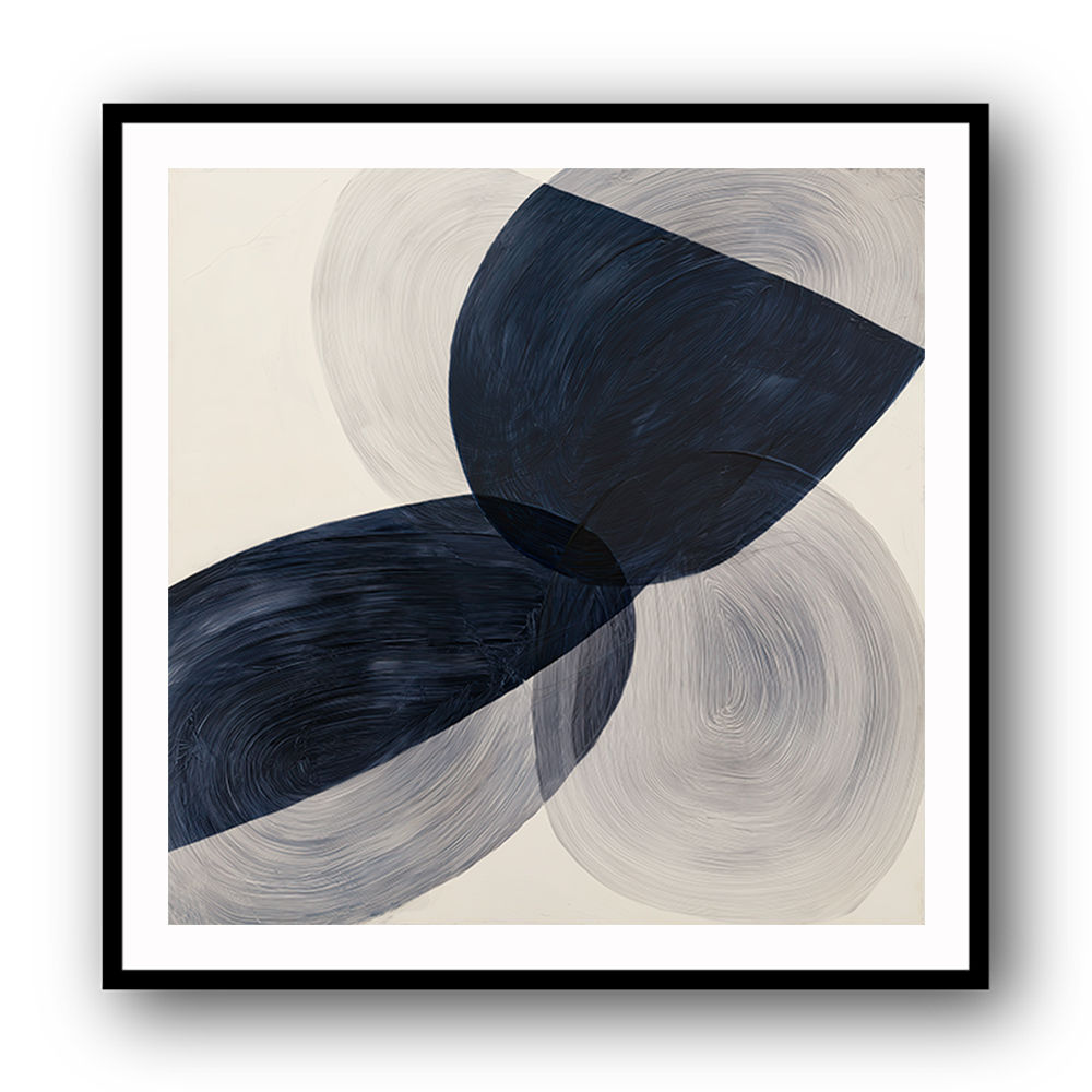 Abstract Minimalist Artwork With Three Large Overlapping Ovals 9 Abstract Minimalist Artwork With Three Large Overlapping Ovals 9