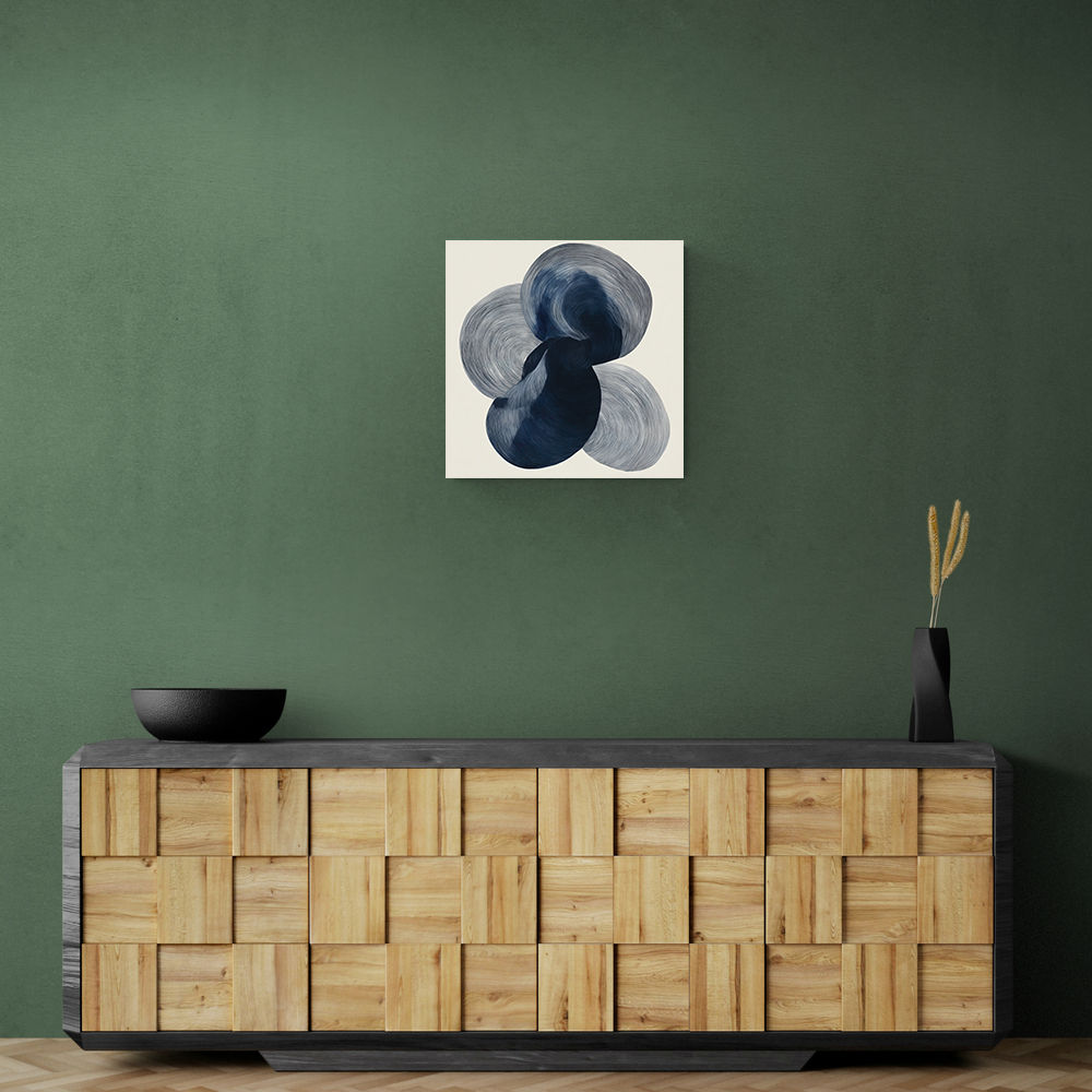 Abstract Minimalist Artwork With Three Large Overlapping Ovals 12 Abstract Minimalist Artwork With Three Large Overlapping Ovals 12
