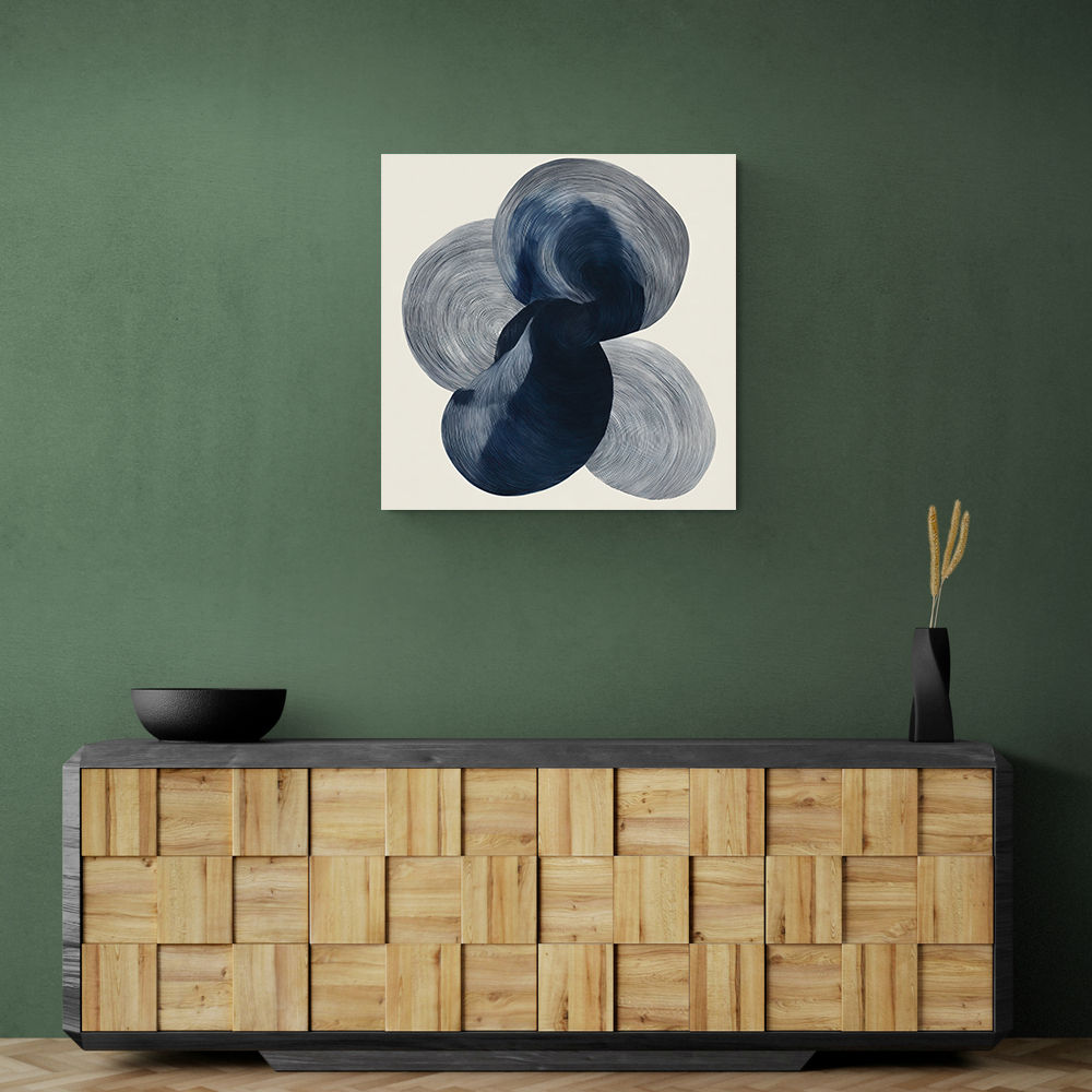 Abstract Minimalist Artwork With Three Large Overlapping Ovals 12 Abstract Minimalist Artwork With Three Large Overlapping Ovals 12