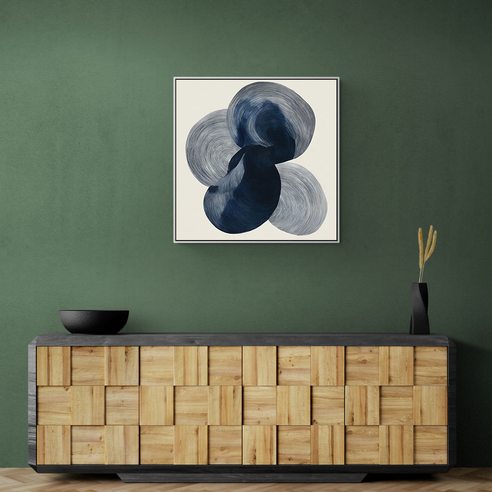 Abstract Minimalist Artwork With Three Large Overlapping Ovals 12 Abstract Minimalist Artwork With Three Large Overlapping Ovals 12
