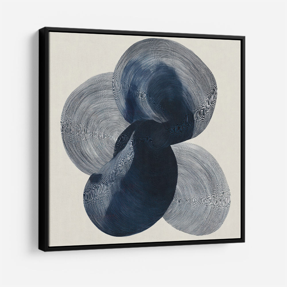 Abstract Minimalist Artwork With Three Large Overlapping Ovals 12 Abstract Minimalist Artwork With Three Large Overlapping Ovals 12