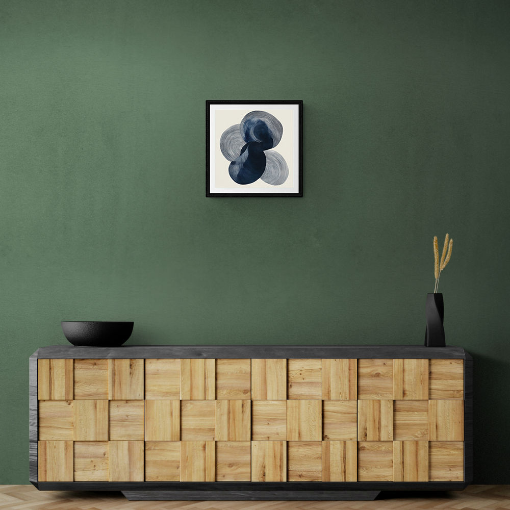 Abstract Minimalist Artwork With Three Large Overlapping Ovals 12 Abstract Minimalist Artwork With Three Large Overlapping Ovals 12