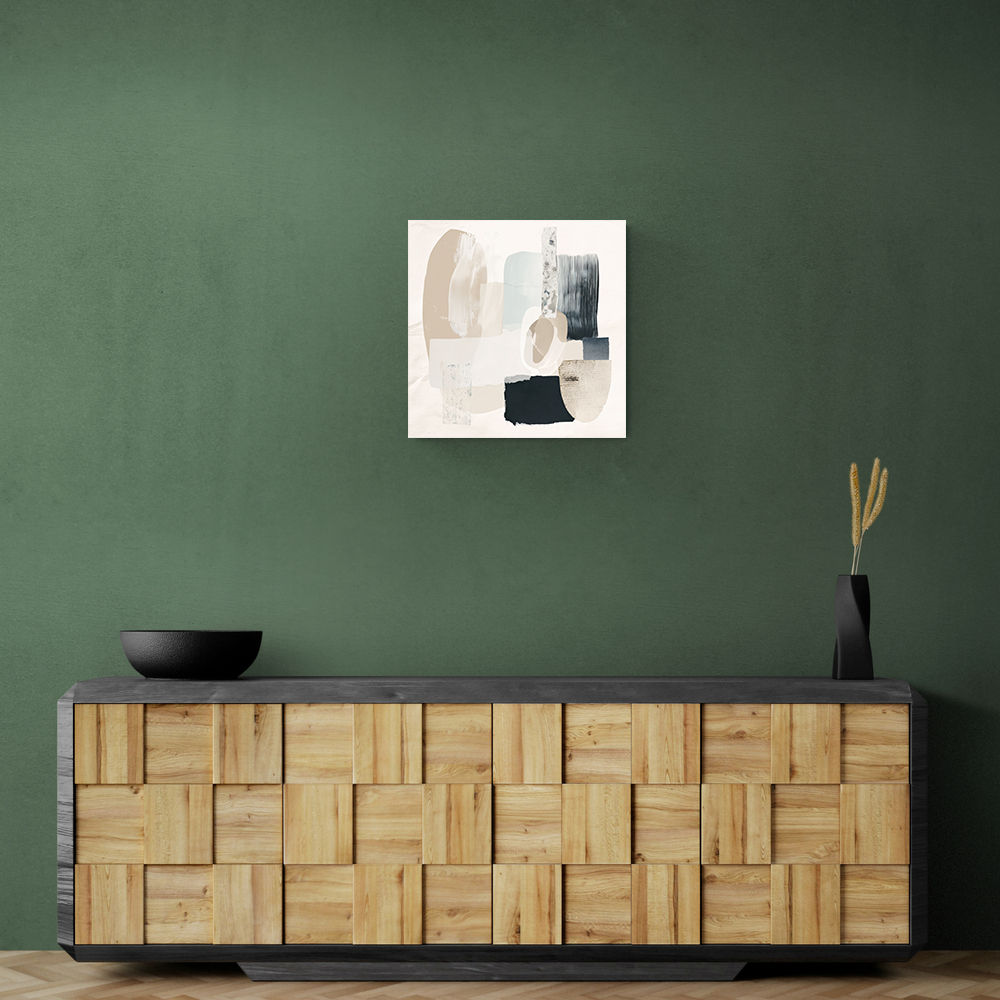 Minimalist Abstract Collage With Overlapping Organic Shapes 1 Minimalist Abstract Collage With Overlapping Organic Shapes 1