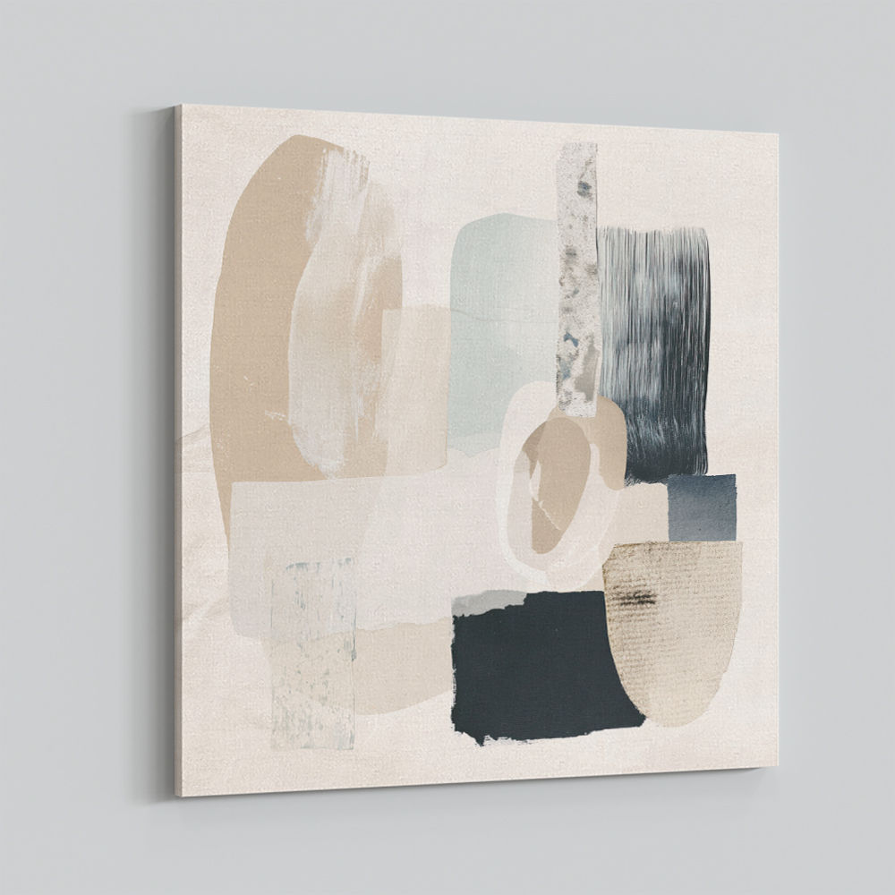 Minimalist Abstract Collage With Overlapping Organic Shapes 1 Minimalist Abstract Collage With Overlapping Organic Shapes 1