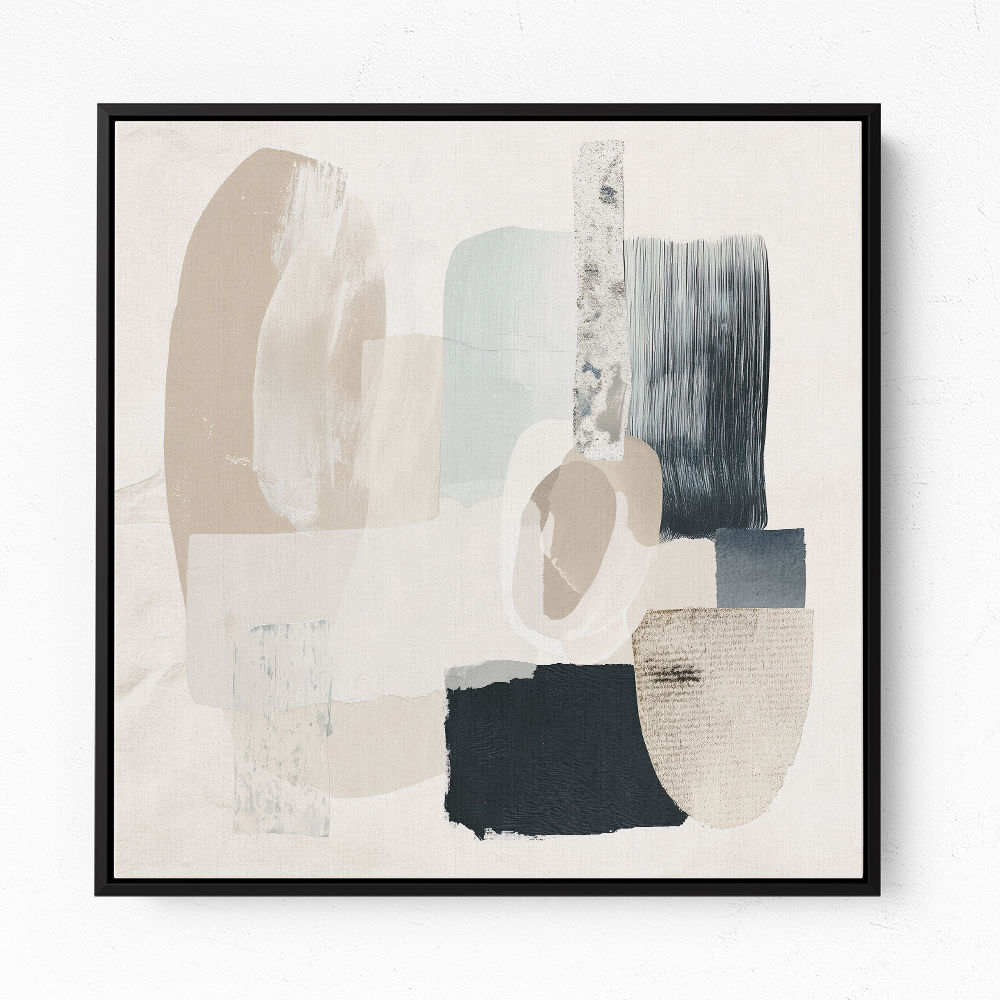 Minimalist Abstract Collage With Overlapping Organic Shapes 1 Minimalist Abstract Collage With Overlapping Organic Shapes 1