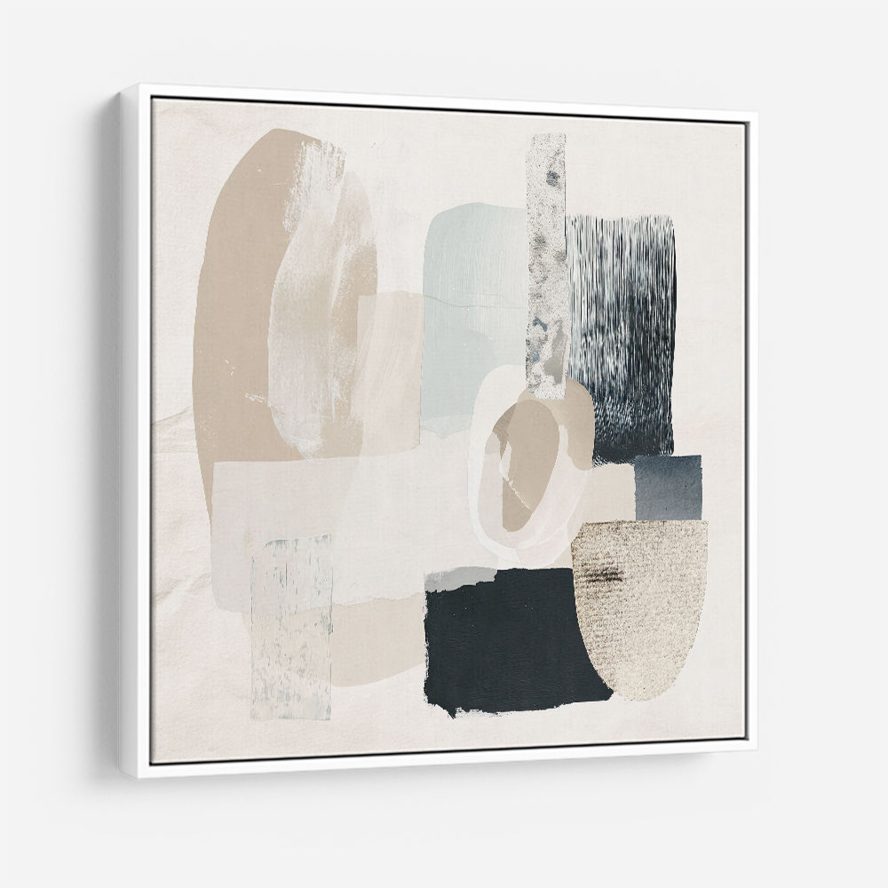 Minimalist Abstract Collage With Overlapping Organic Shapes 1 Minimalist Abstract Collage With Overlapping Organic Shapes 1