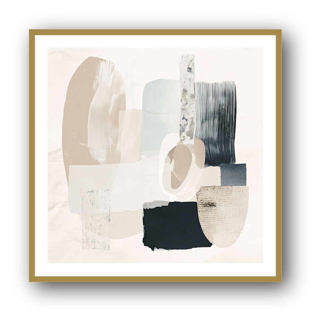Minimalist Abstract Collage With Overlapping Organic Shapes 1 Minimalist Abstract Collage With Overlapping Organic Shapes 1
