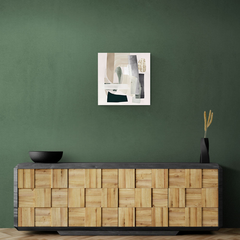 Minimalist Abstract Collage With Overlapping Organic Shapes 2 Minimalist Abstract Collage With Overlapping Organic Shapes 2