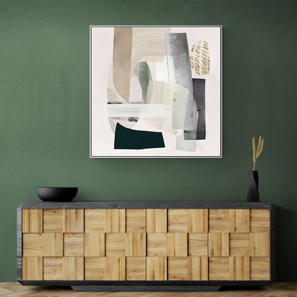 Minimalist Abstract Collage With Overlapping Organic Shapes 2 Minimalist Abstract Collage With Overlapping Organic Shapes 2